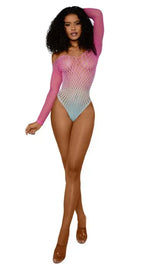 Ombre Net Bodystocking – Stretch Mesh Lingerie > Clothes > Bodies and Playsuits - Tophatter Daily Deals