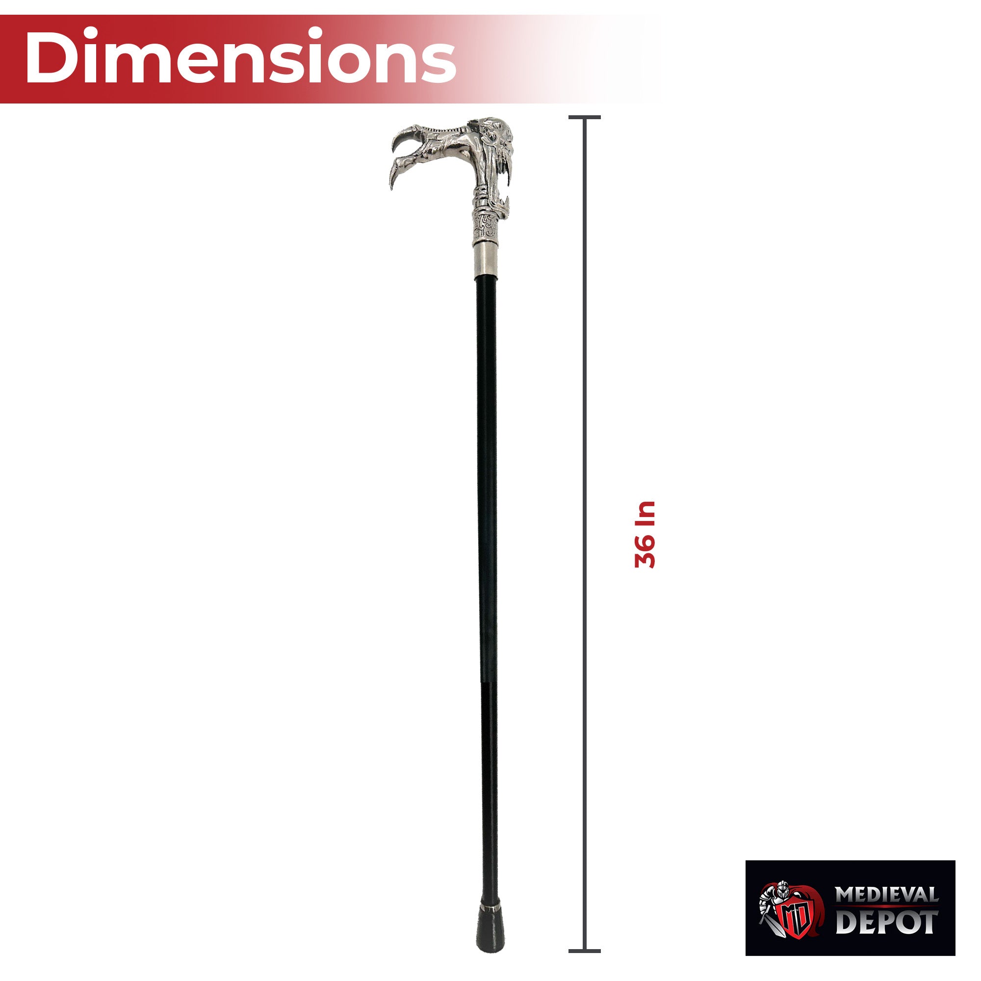Galaxy Cyborg Alien Walking Cane Stick novelty items - Tophatter Daily Deals