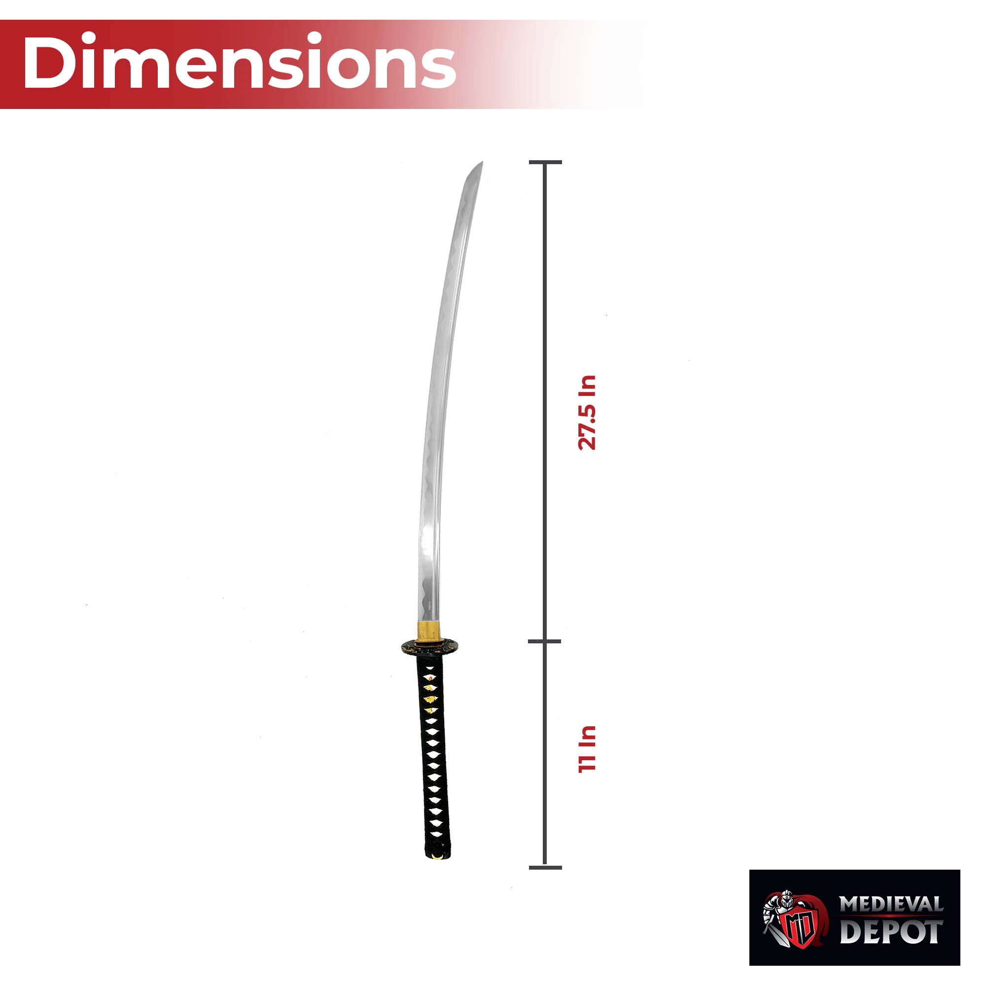 Garnet Legacy of the Samurai Handmade Katana Swords - Tophatter Daily Deals