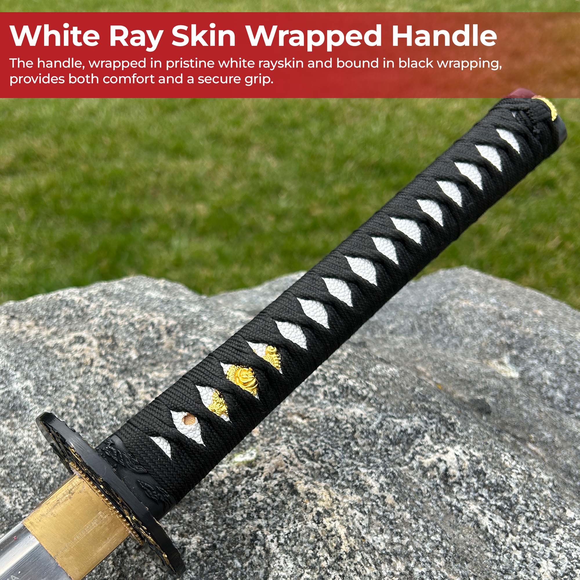 Garnet Legacy of the Samurai Handmade Katana Swords - Tophatter Daily Deals