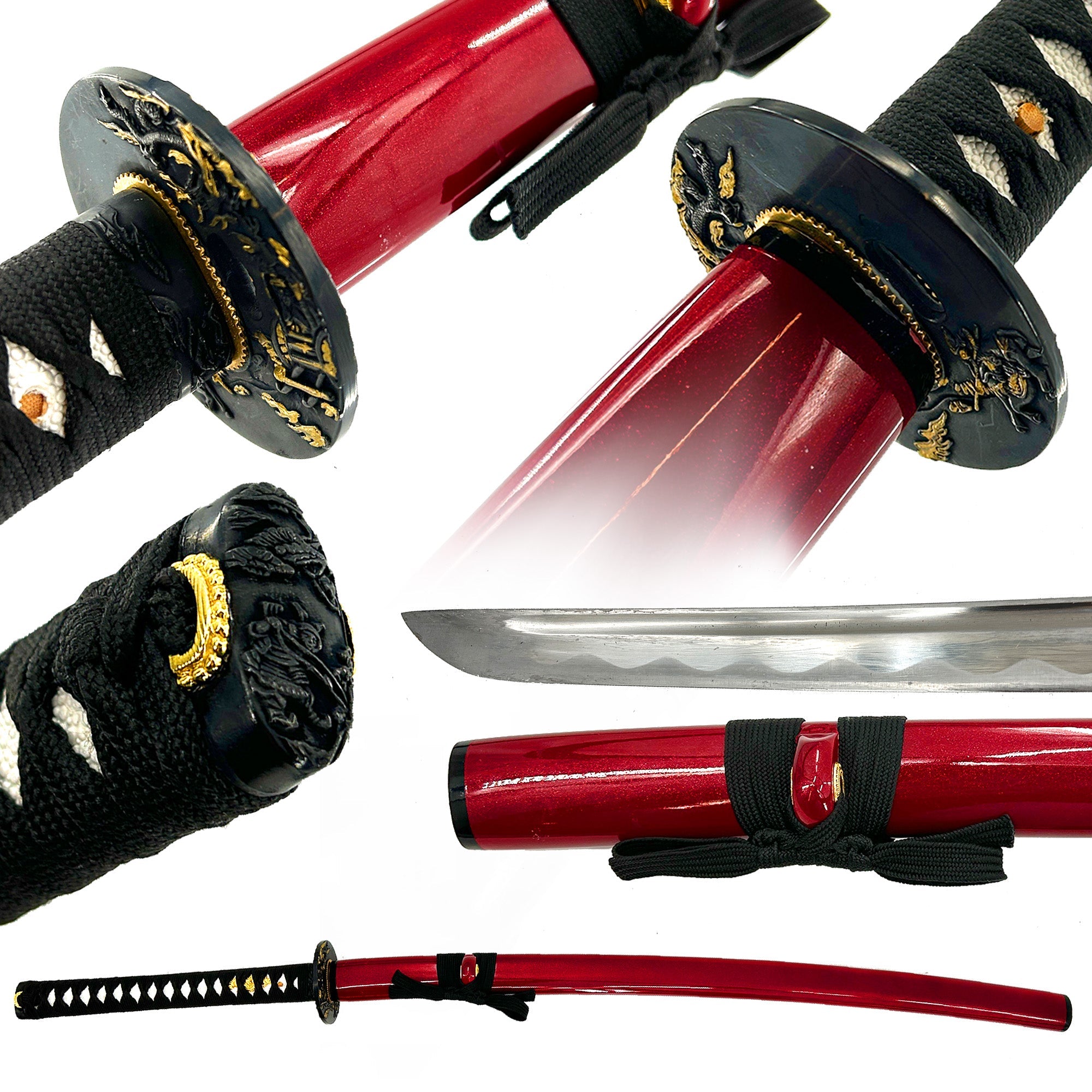 Garnet Legacy of the Samurai Handmade Katana Swords - Tophatter Daily Deals