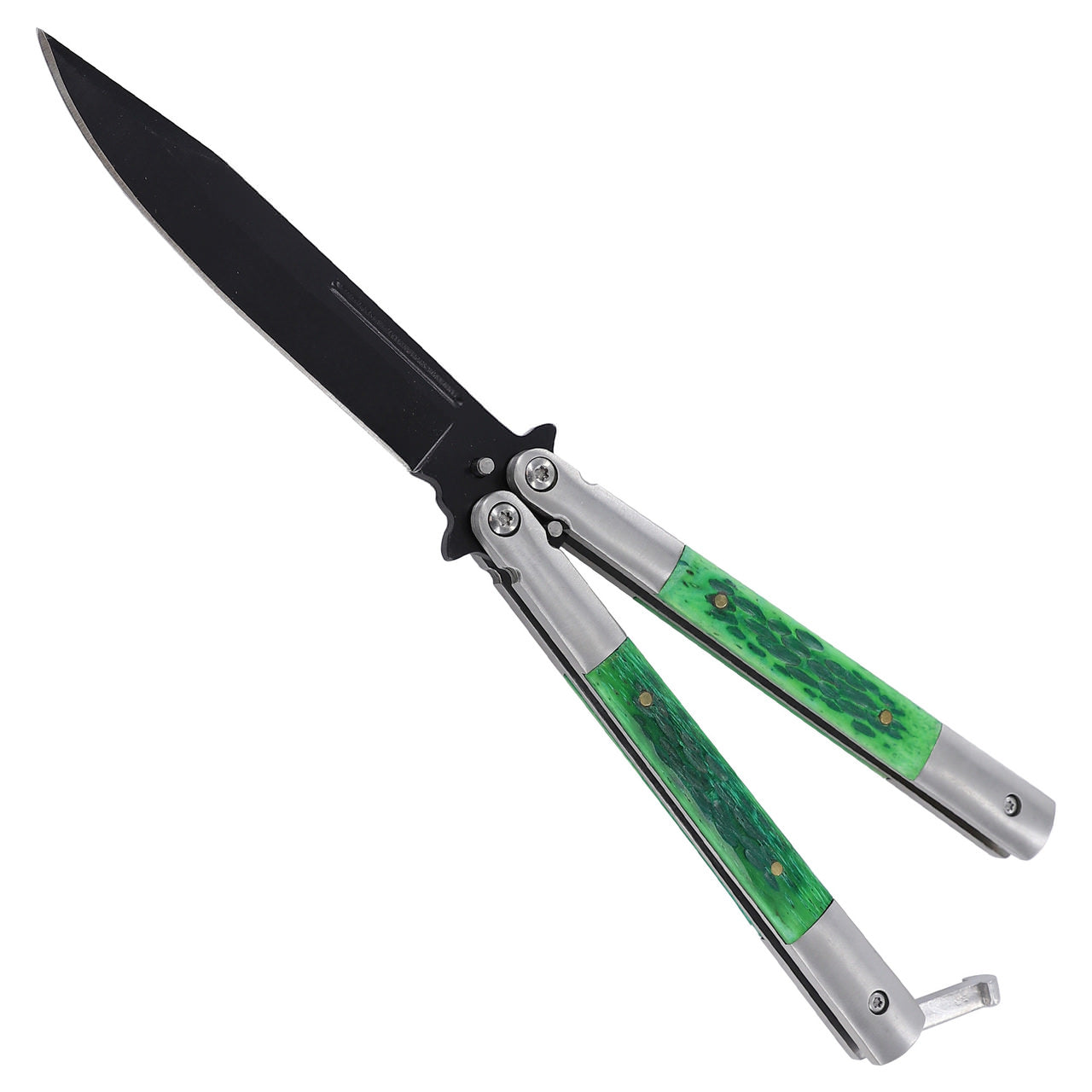 4" Blade Underground Balisong Butterfly Knife - TOPHATTER'S ARMORY DEALS Collectible Weapons - Tophatter Daily Deals