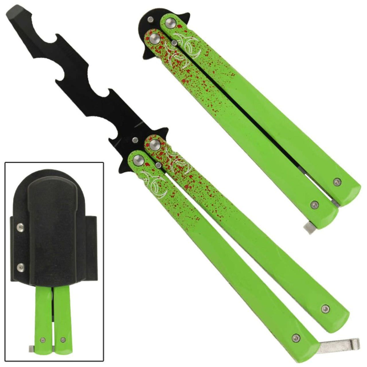 Corpse Horde Practice Butterfly Beverage Opener Multi Tool Collectible Weapons - Tophatter Daily Deals