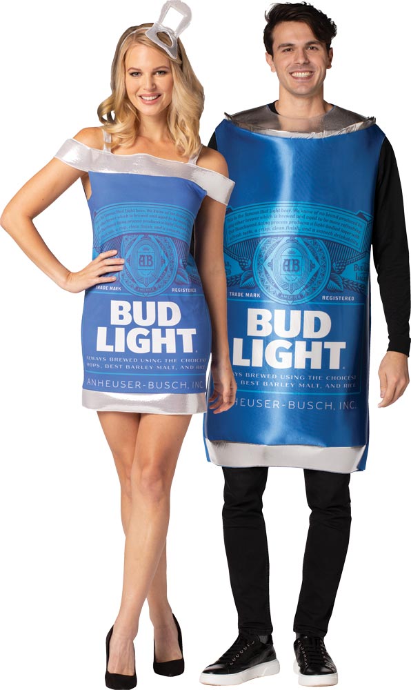 BUD LIGHT CAN TUNIC/DRESS ML Halloween & Party Essentials - Tophatter Daily Deals
