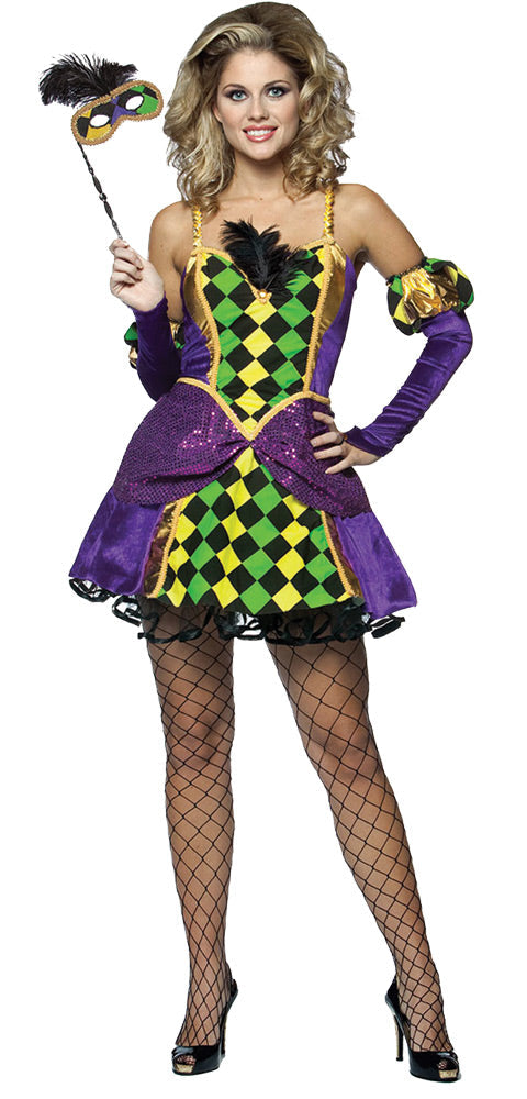 Women's Mardi Gras Queen Costume Womens Halloween Costumes - Tophatter Daily Deals