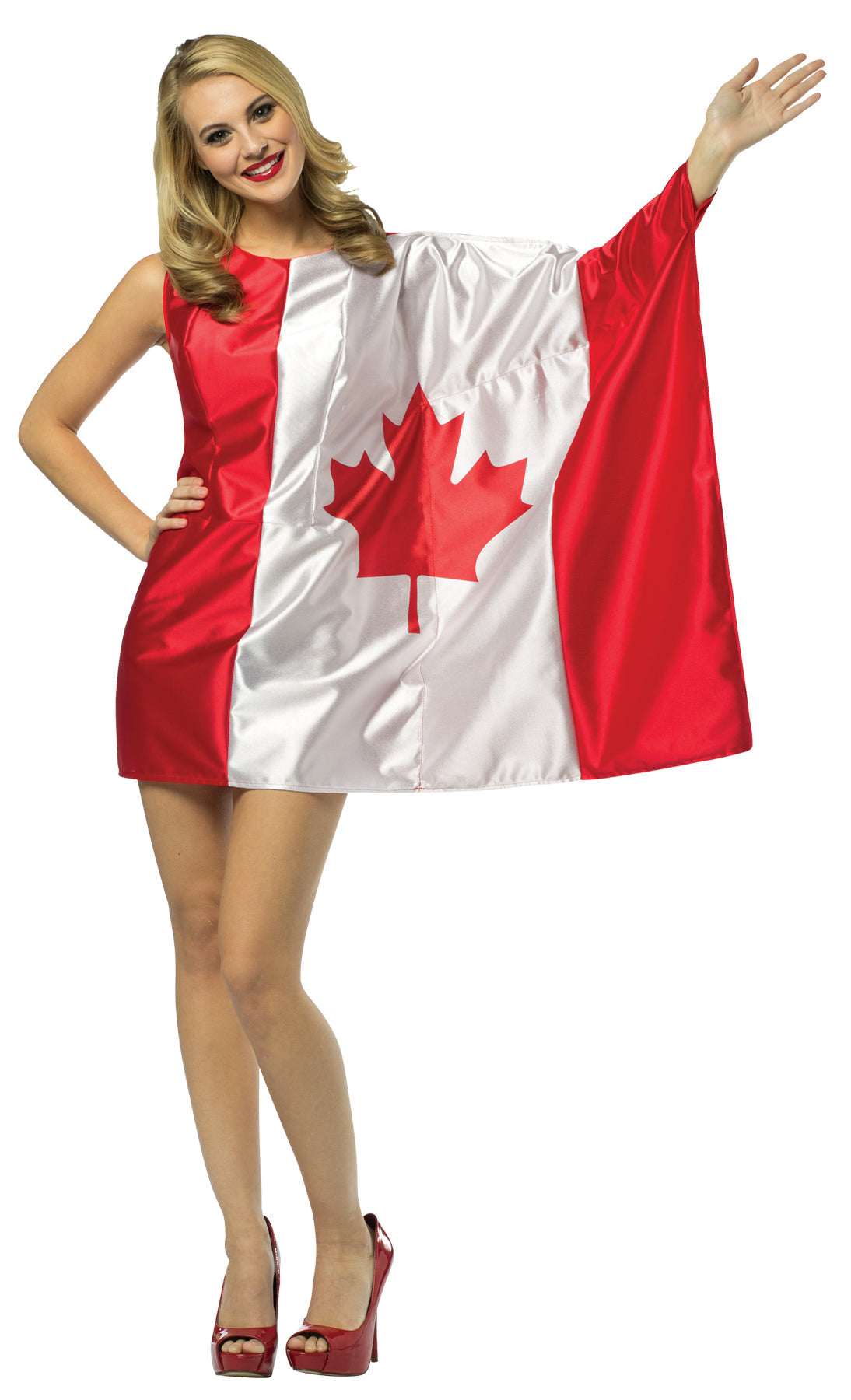 Women's Flag Dress-Canada Halloween Costume Sets - Tophatter Daily Deals