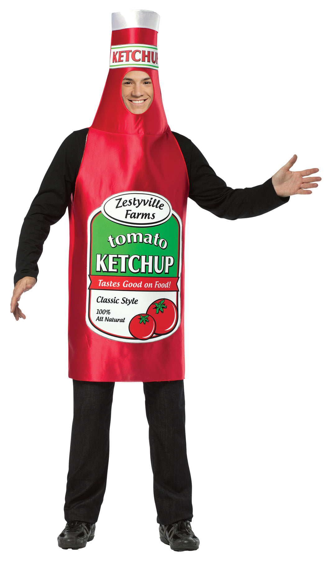 Zestyville Ketchup Costume Halloween Costume Sets - Tophatter Daily Deals