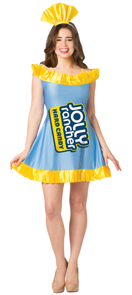 Women's Jolly Rancher Dress - Blue Raspbrry Halloween Costume Sets - Tophatter Daily Deals