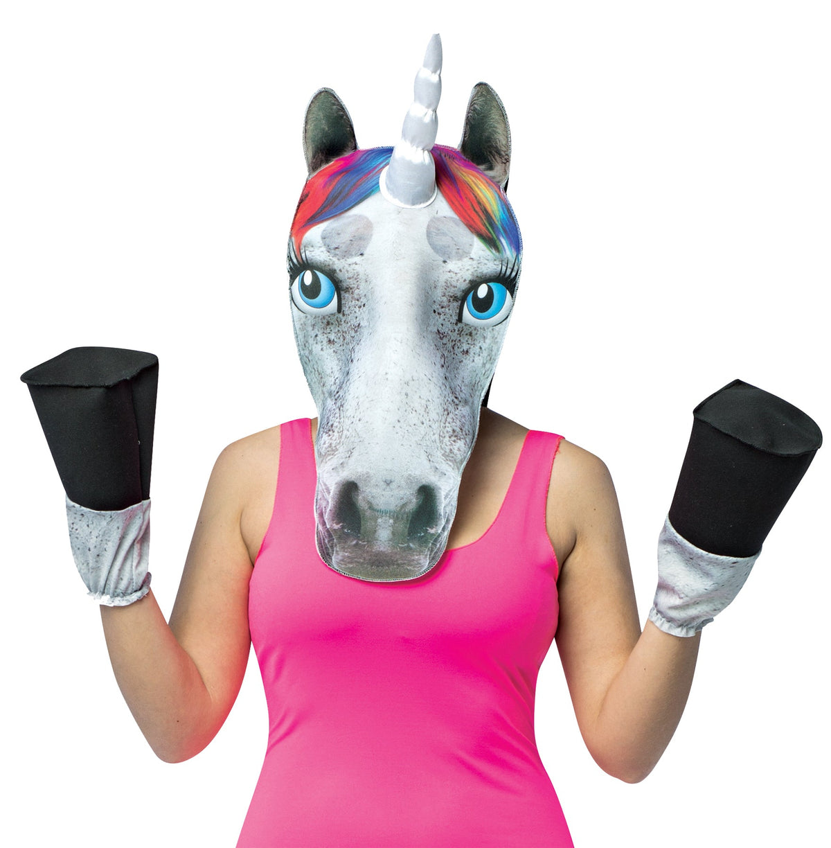 Women's Unicorn Head with Hooves Halloween Masks - Tophatter Daily Deals