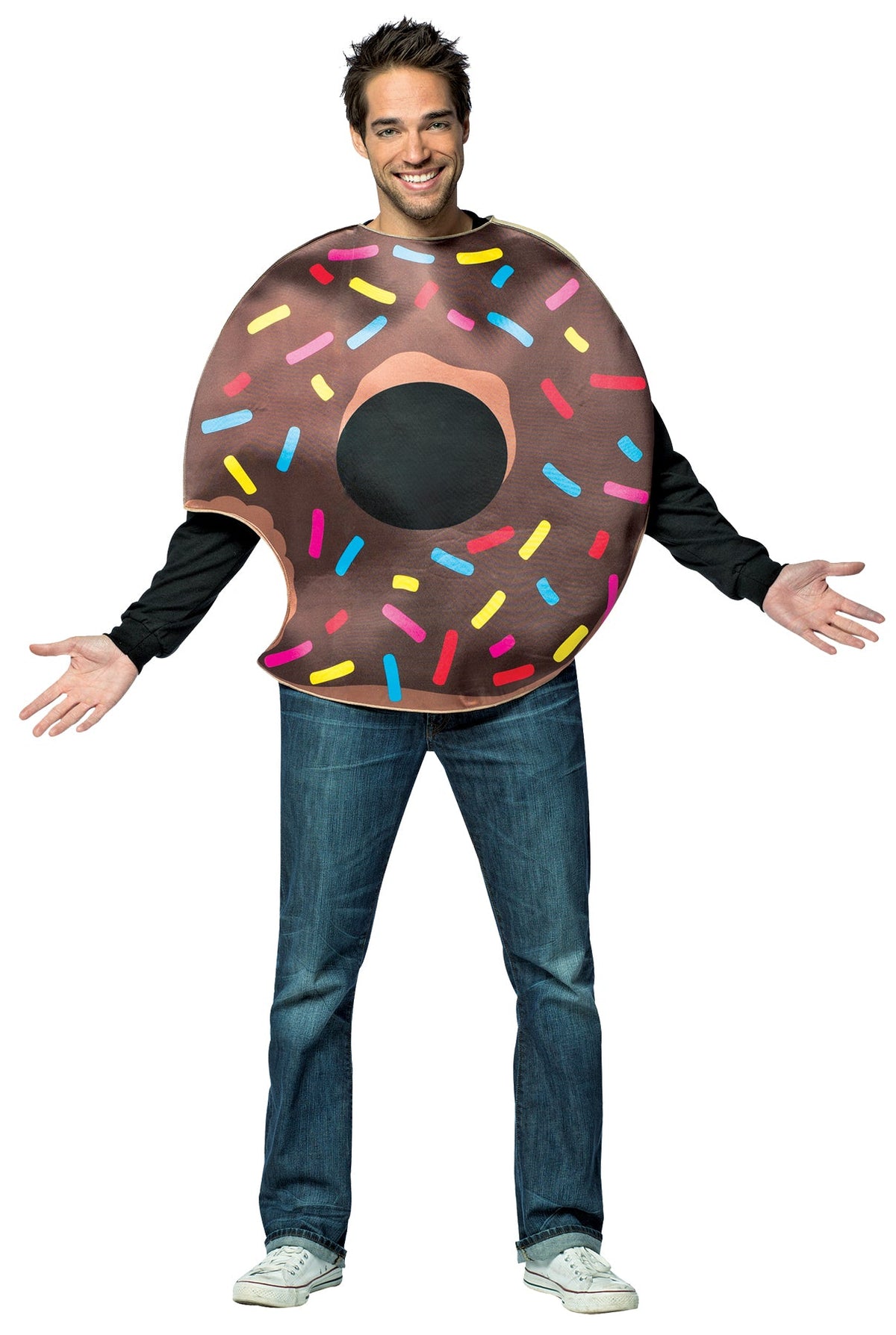 Chocolate Doughnut With Bite Costume Halloween Costume Sets - Tophatter Daily Deals