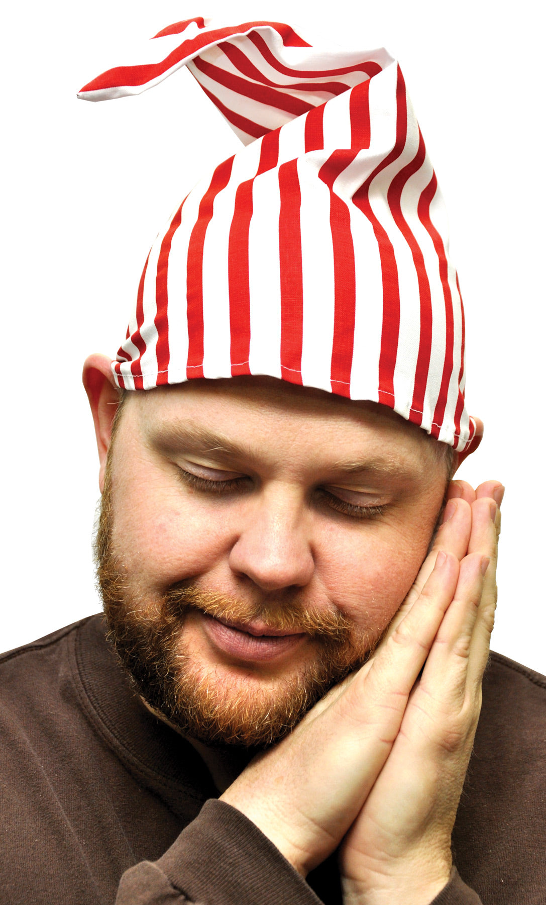 Men's Red & White Nightcap Halloween Hats & Headpieces - Tophatter Daily Deals