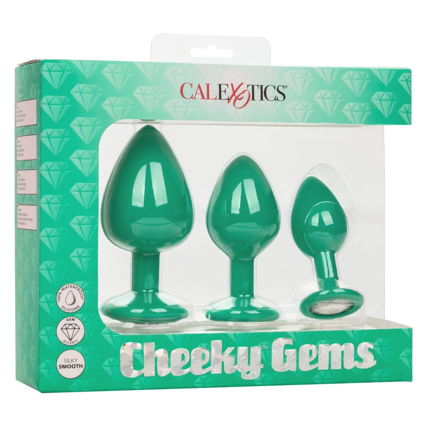 Cheeky Gems Three-Piece Set – Graduated Anal Plugs Set > Anal Range > Butt Plug Kits - Tophatter Daily Deals