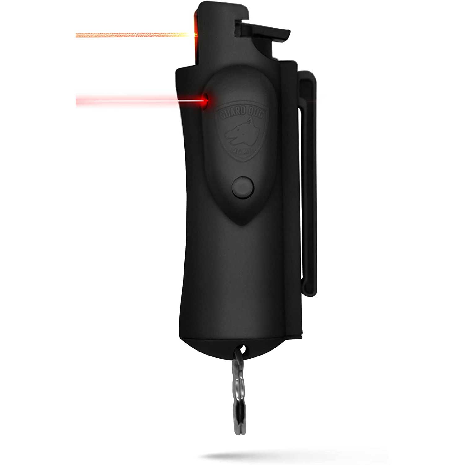 Guard Dog Security Accufire Hard Case Keychain Pepper Spray with Laser Sight - Tophatter's Inc. Weapons Store Online Collectible Weapons - Tophatter Daily Deals