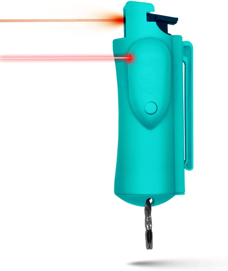 Accufire Green Hard Case Keychain Pepper Spray with Laser Sight Collectible Weapons - Tophatter Daily Deals