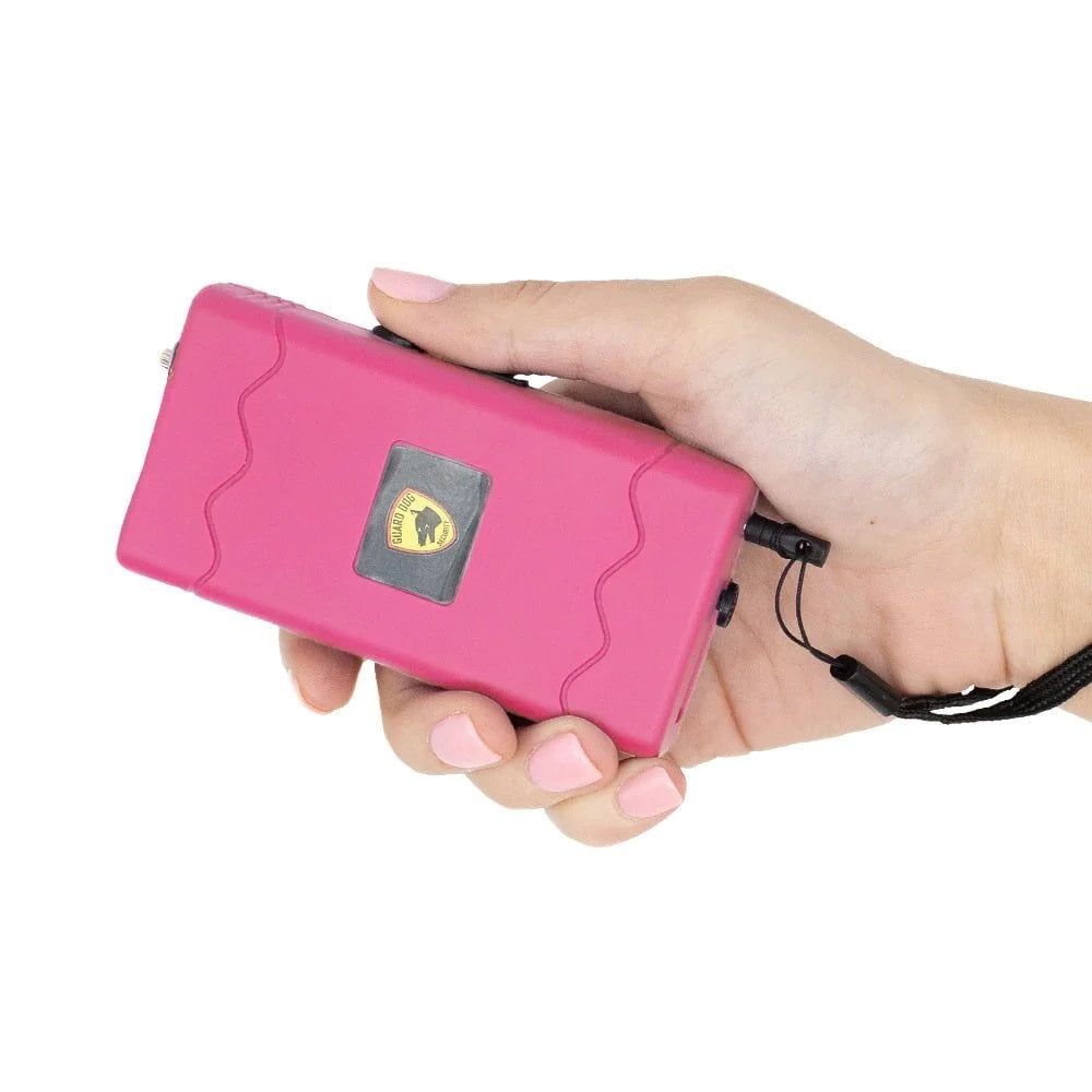 Guard Dog Pink Disabler 25 Million Volt Rechargeable Stun Gun Flashlight Collectible Weapons - Tophatter Daily Deals