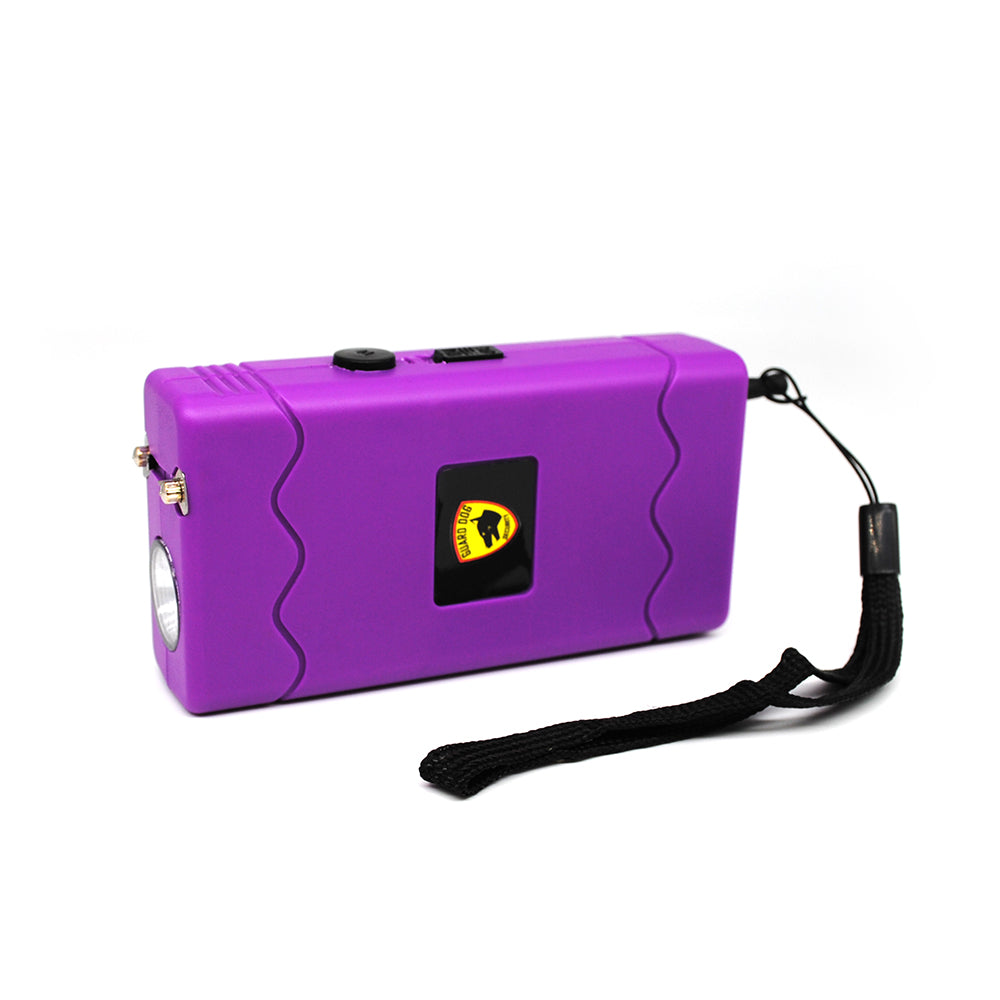 Purple Disabler 25 Million Volt Rechargeable Stun Gun Flashlight Collectible Weapons - Tophatter Daily Deals