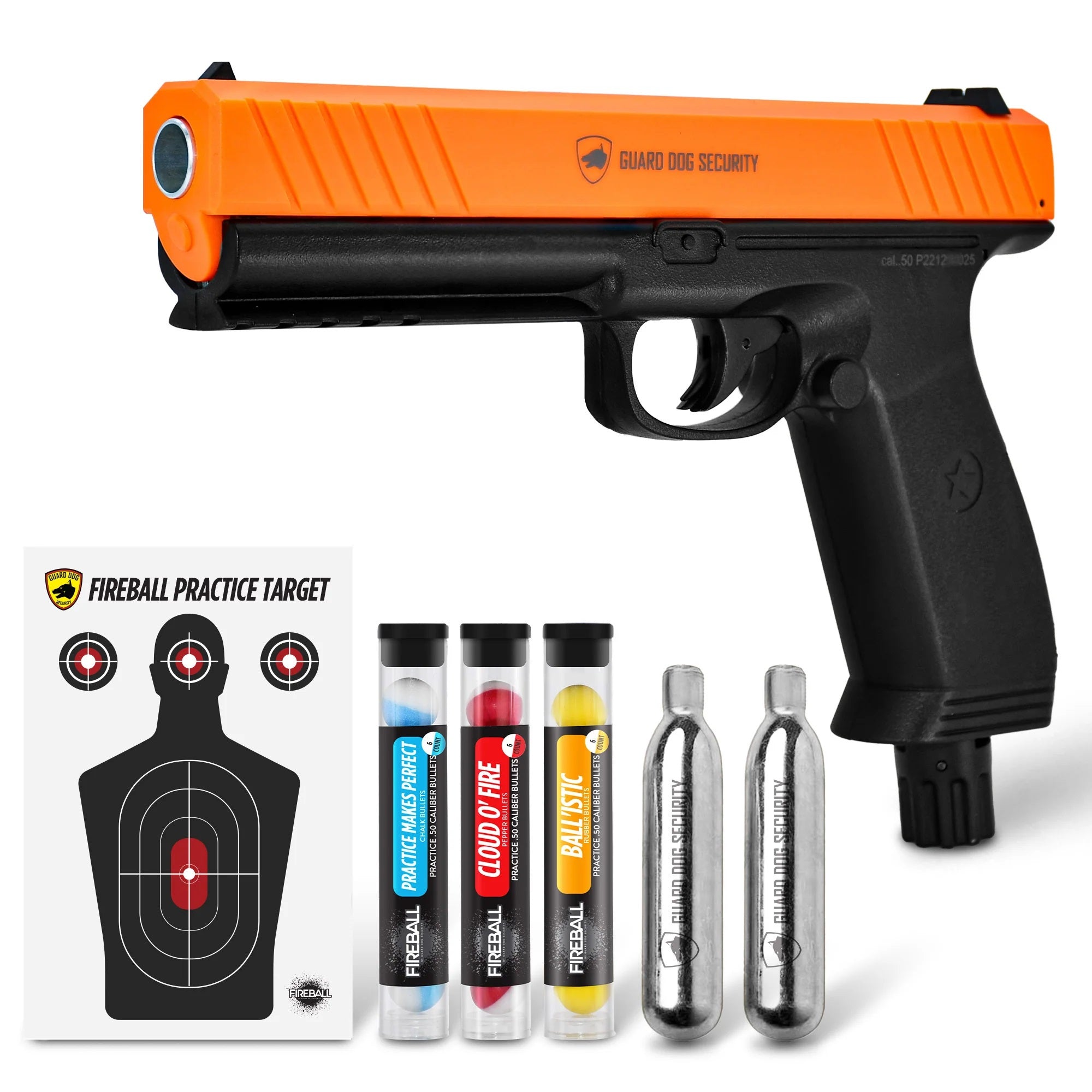 FireBall 0.50 Caliber Self Defense Pepper Pistol Paintball Gun Marker Weapon Collectible Weapons - Tophatter Daily Deals