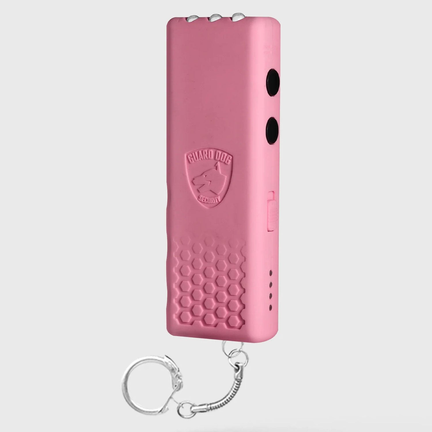 Hornet+ Pink Mini Stun Gun Keychain with Flashlight Rechargeable - Tophatter's Guns'N'Weapons Store Collectible Weapons - Tophatter Daily Deals