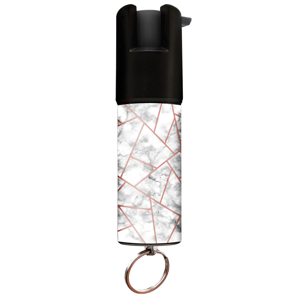 Marble Keychain Mini Pepper Spray for Self Defense - Safety Twist Top to Prevent Accident Collectible Weapons - Tophatter Daily Deals