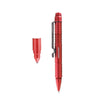 Red Tactical Pen with Tungsten Steel Pressure Tip and 30 Lumen Tactical Flashlight Collectible Weapons - Tophatter Daily Deals