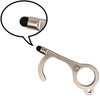 NoTouch Door Opener - Antimicrobial Hand Tool with Stylus Silver Collectible Weapons - Tophatter Daily Deals