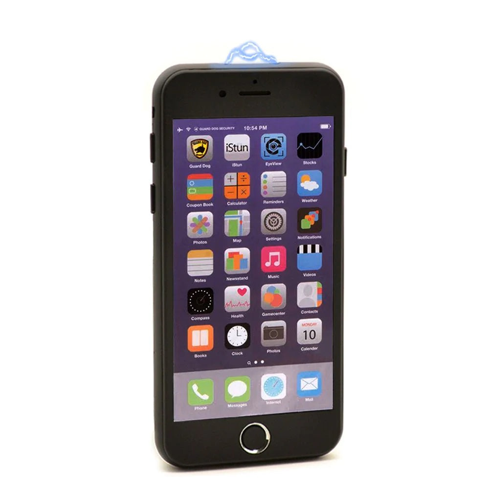 iStun 2 - Cell Phone Self Defense Rechargeable Stun Gun with Flashlight - Tophatter's Guns'N'Weapons Store Collectible Weapons - Tophatter Daily Deals