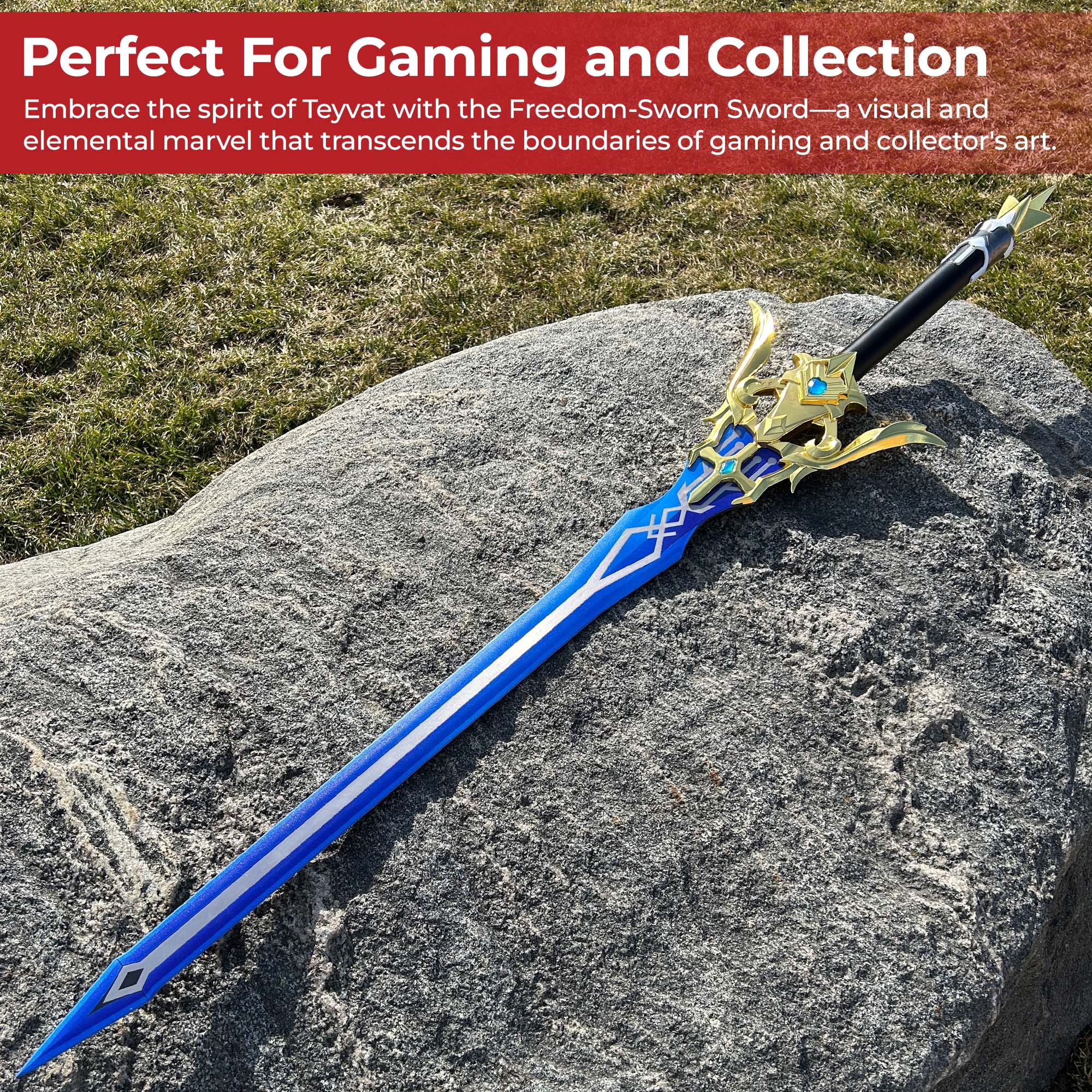 Genshin Impact Freedom-Sworn Sword Swords - Tophatter Daily Deals