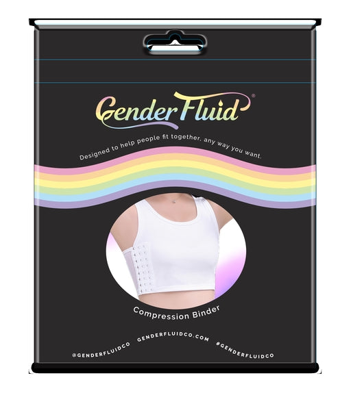 Gender Fluid White Chest Compression Binder XL Size 34-37 Inches > Gender > Compression Binders - Tophatter Daily Deals