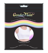 Gender Fluid Chest Compression Binder White 2XL Unisex Mesh Support Top > Gender > Compression Binders - Tophatter Daily Deals