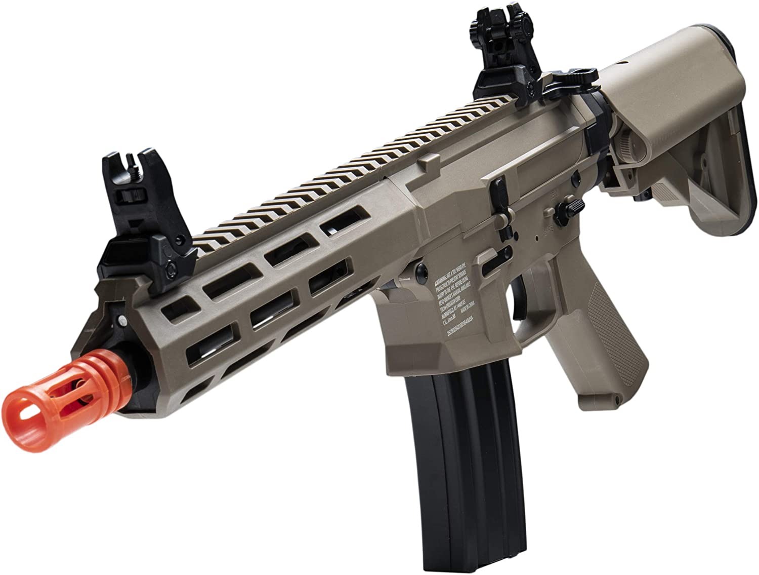 GameFace Ripcord M4 Electric Full/Or Semi Auto Airsoft Rifle With Full Metal Gearbox - Tophatter Daily Deals