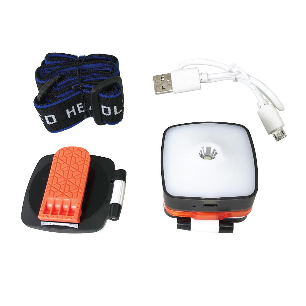 Multifunctional Rechargeable USB Headlamp Flashlight - Tophatter Daily Deals