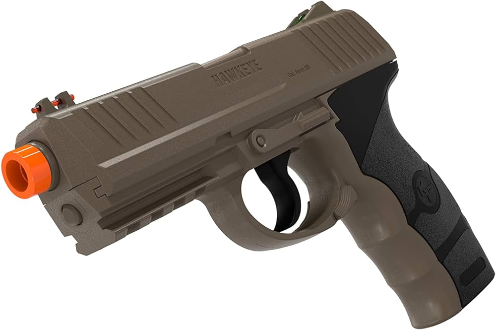 Game Face GFHP45 Hawkeye CO2-Powered Semi-Auto Airsoft BB Pistol - Tophatter Daily Deals