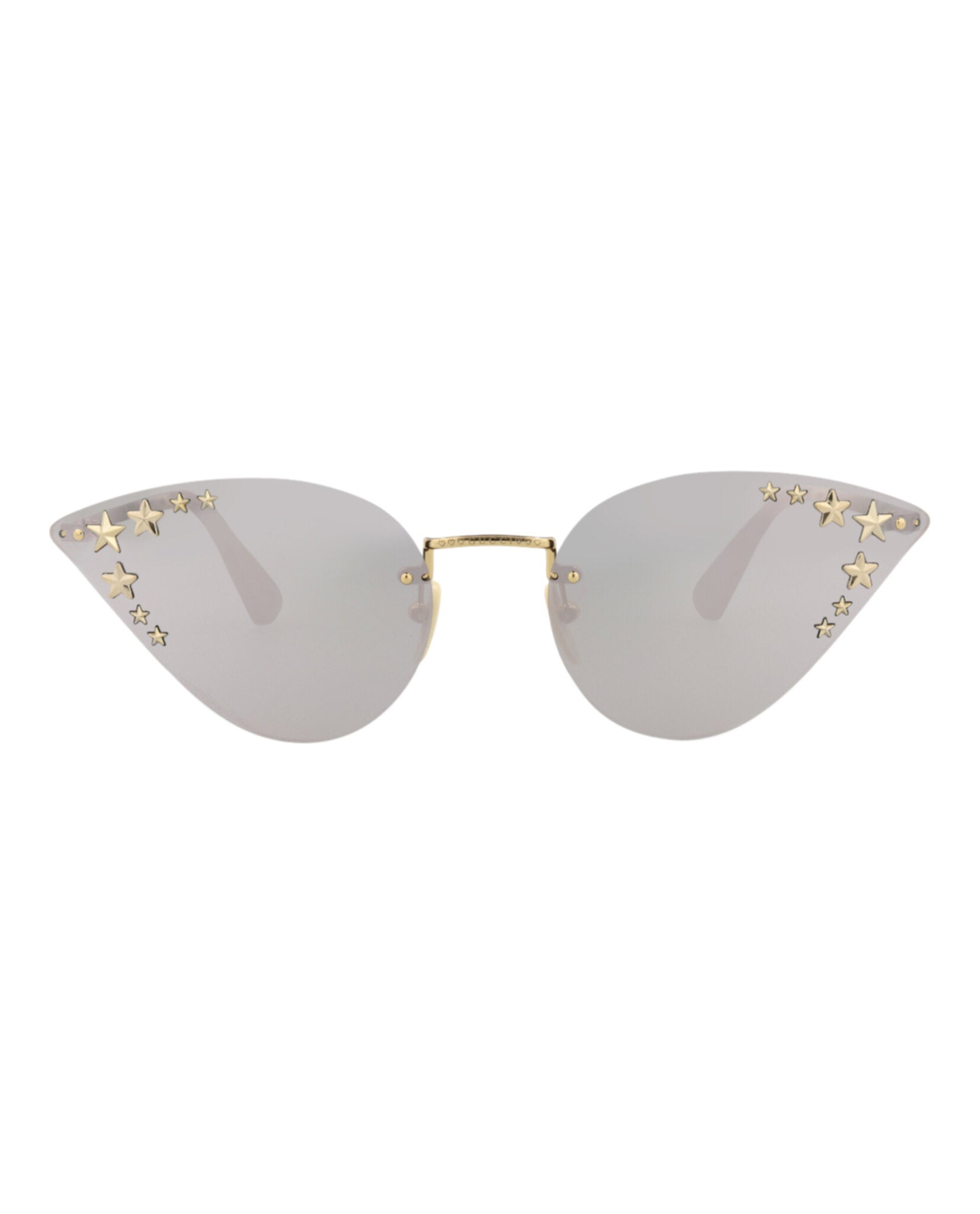 Gucci Cat Eye-Frame Metal Sunglasses - GG0898S-30010504-002 Gold Sunglasses - Tophatter Daily Deals