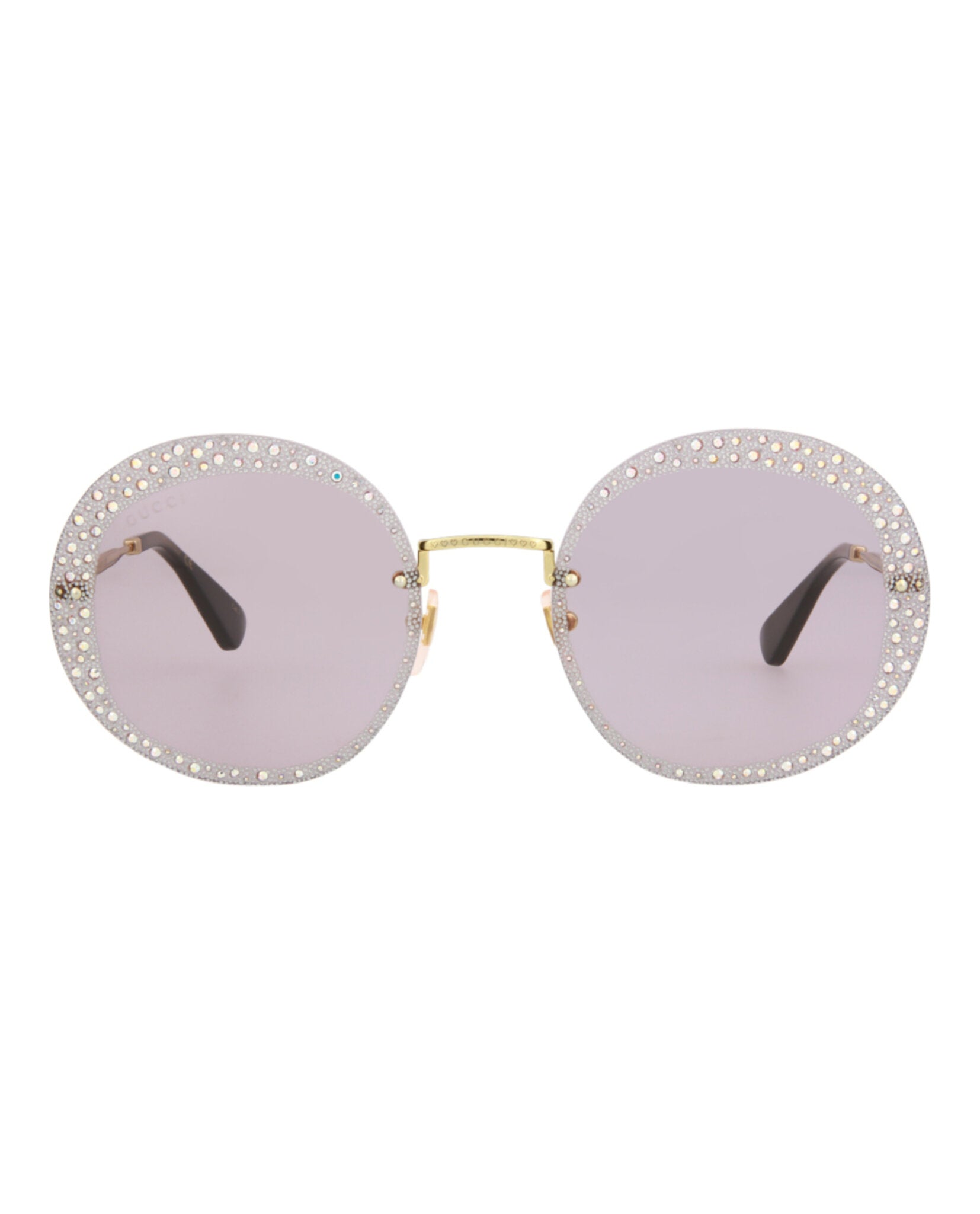 Gucci Round-Frame Metal Sunglasses - GG0899S-30010510-001 Gold Sunglasses - Tophatter Daily Deals