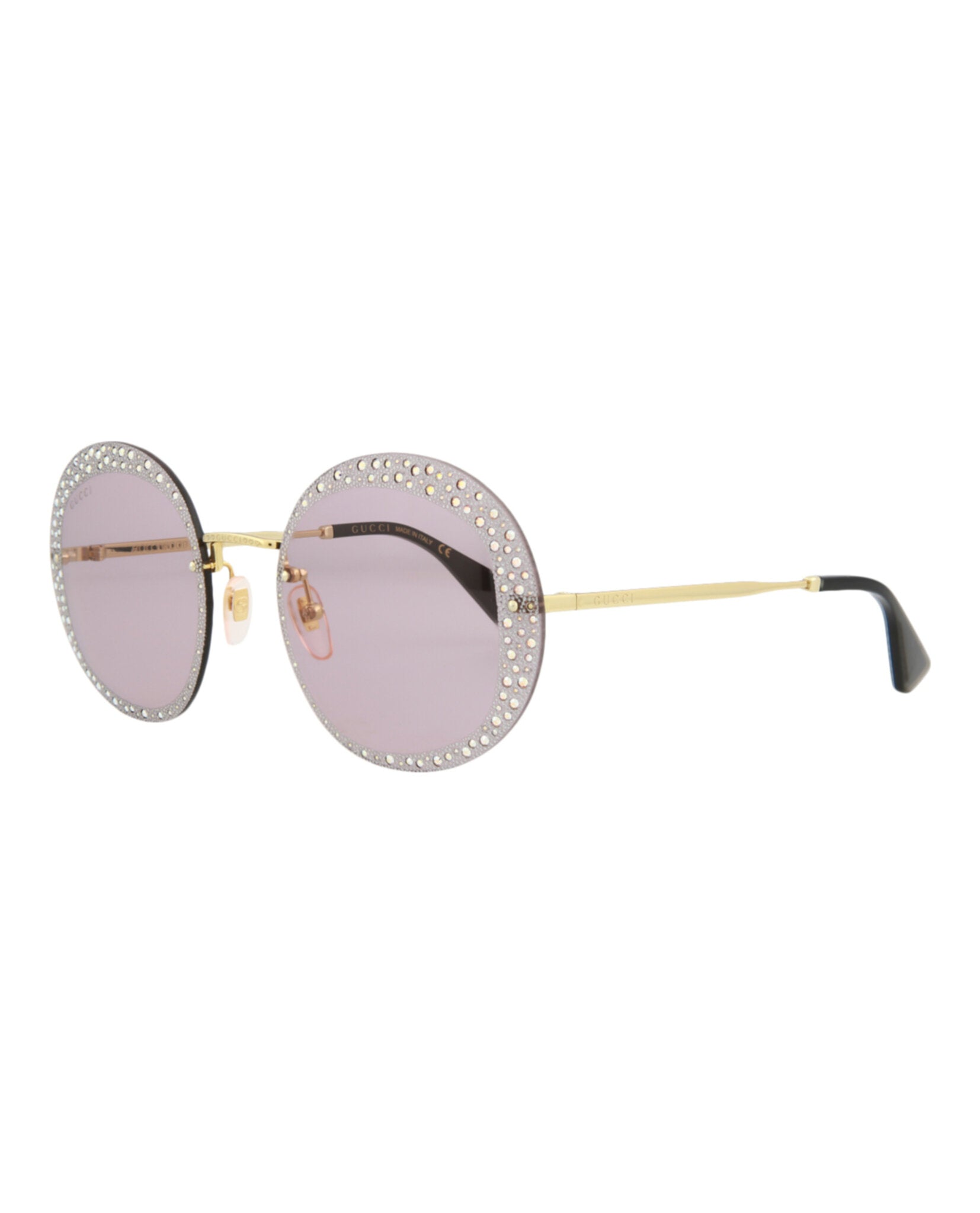 Gucci Round-Frame Metal Sunglasses - GG0899S-30010510-001 Sunglasses - Tophatter Daily Deals