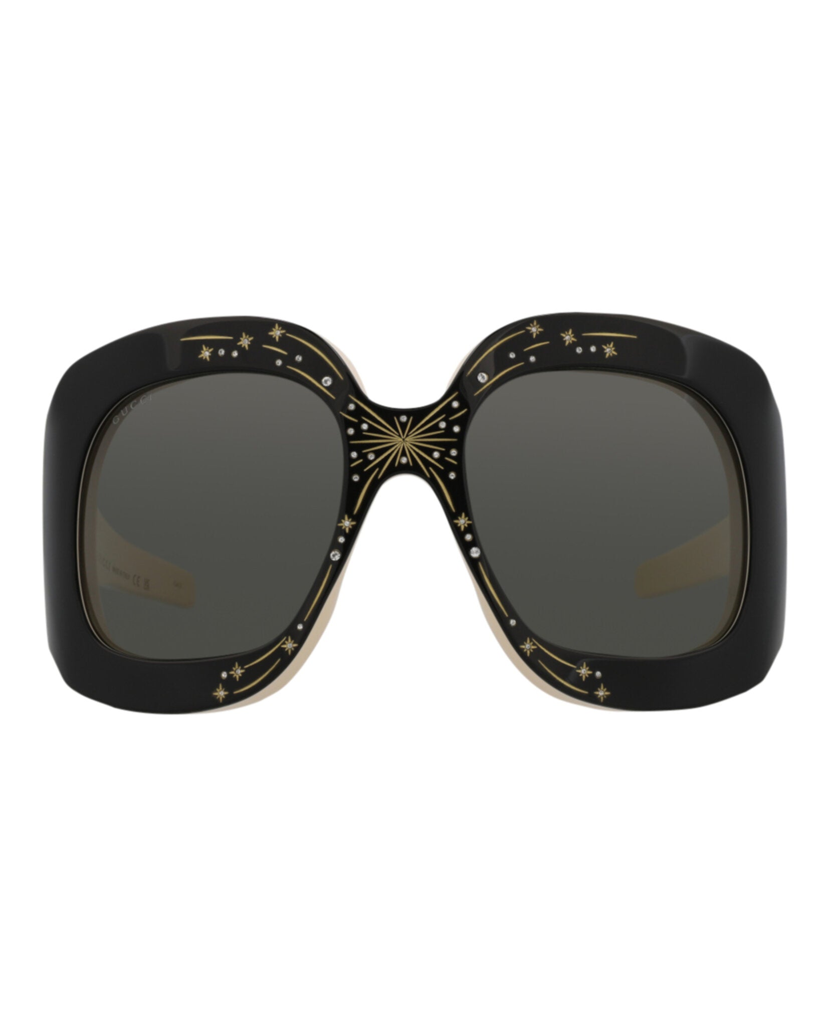 Gucci Shield-Frame Acetate Sunglasses - GG1093S-30012829-001 Black Sunglasses - Tophatter Daily Deals