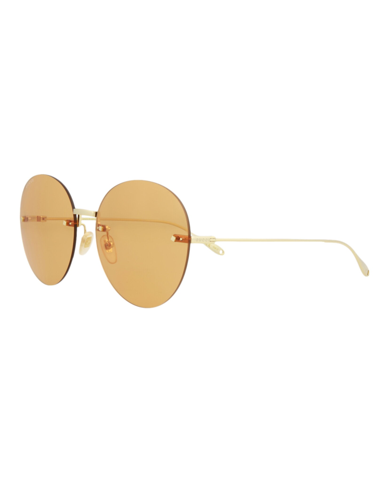 Gucci Round-Frame Metal Sunglasses - GG1149S-30012724-007 Sunglasses - Tophatter Daily Deals