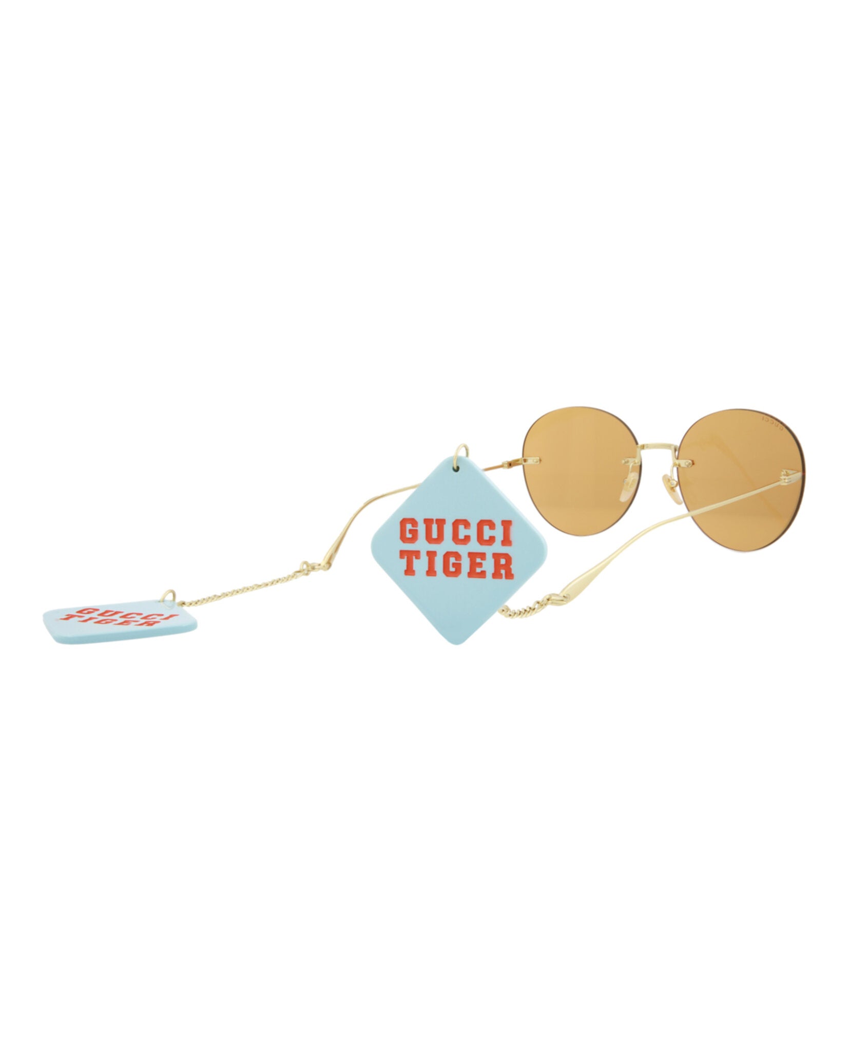 Gucci Round-Frame Metal Sunglasses - GG1149S-30012724-007 Sunglasses - Tophatter Daily Deals