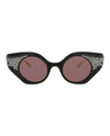 Gucci Cat Eye-Frame Recycled Acetate Sunglasses - GG1327S-30013927-001 Black Sunglasses - Tophatter Daily Deals