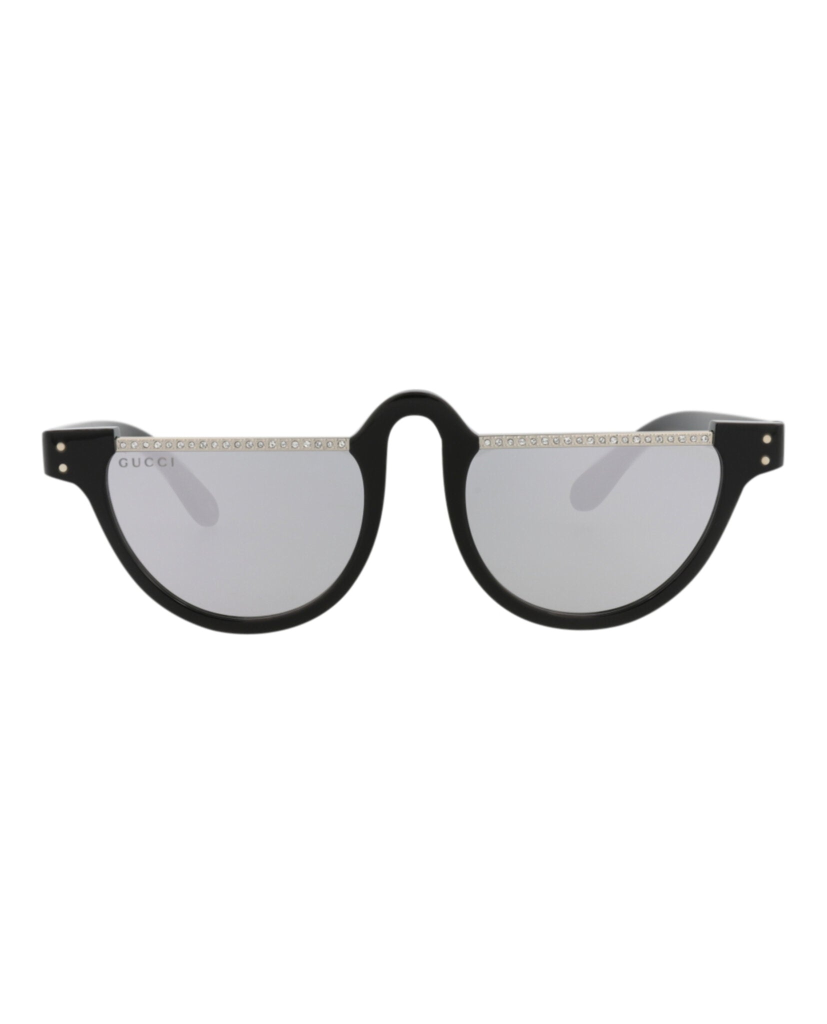 Gucci Round-Frame Acetate Sunglasses - GG1368S-30013999-001 Black Sunglasses - Tophatter Daily Deals