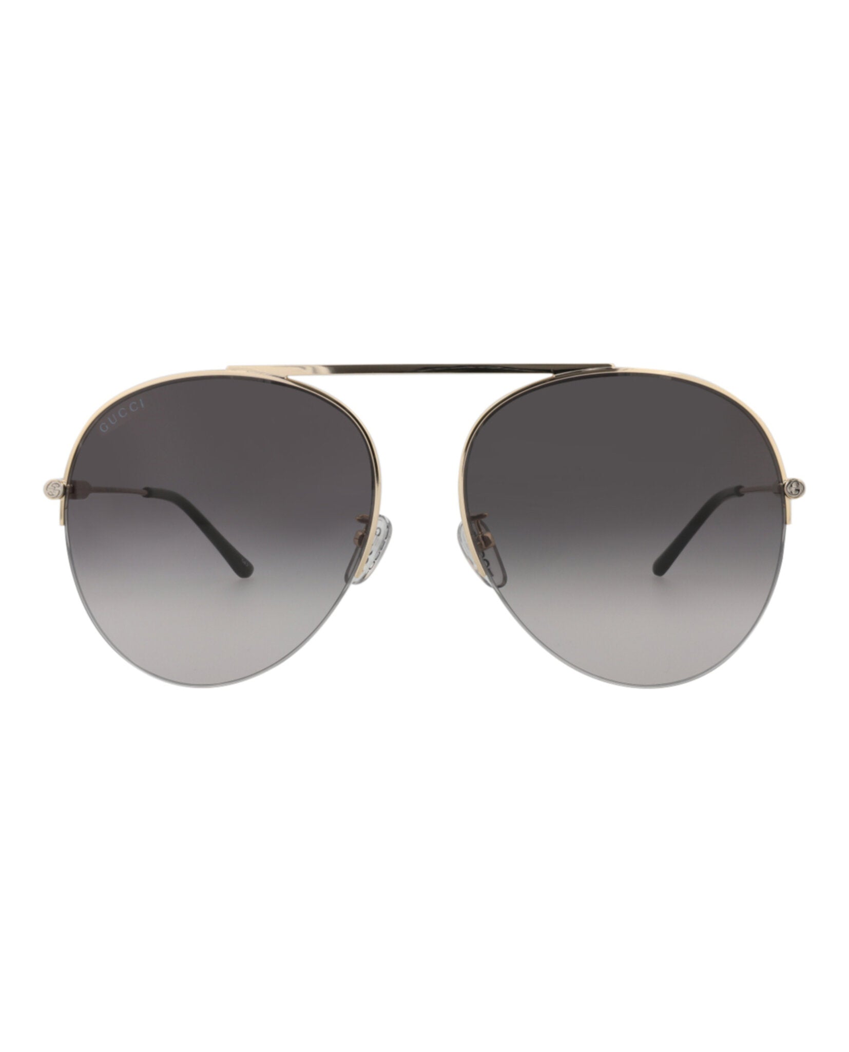 Gucci Aviator-Frame Metal Sunglasses - GG1413S-30014423-001 Gold Sunglasses - Tophatter Daily Deals