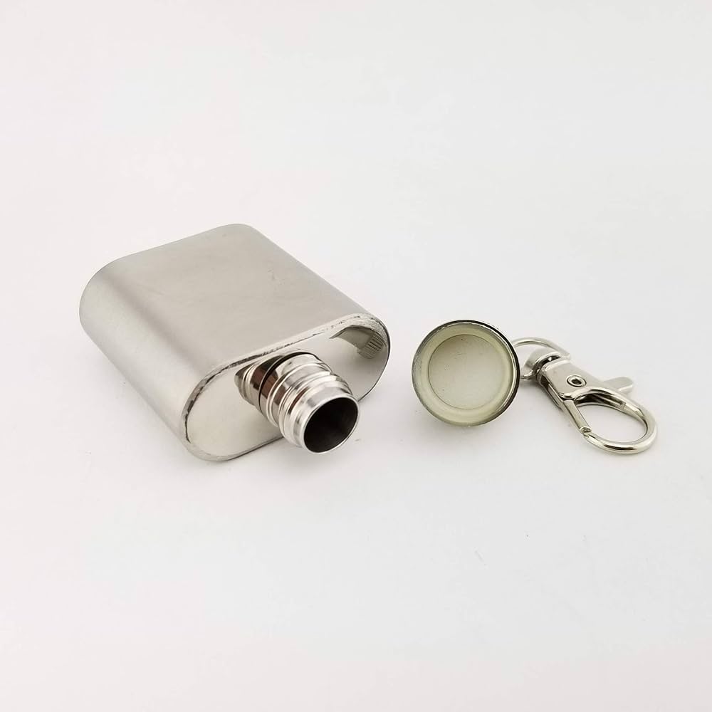 SQUARE FLASK KEY CHAIN - Tophatter Daily Deals