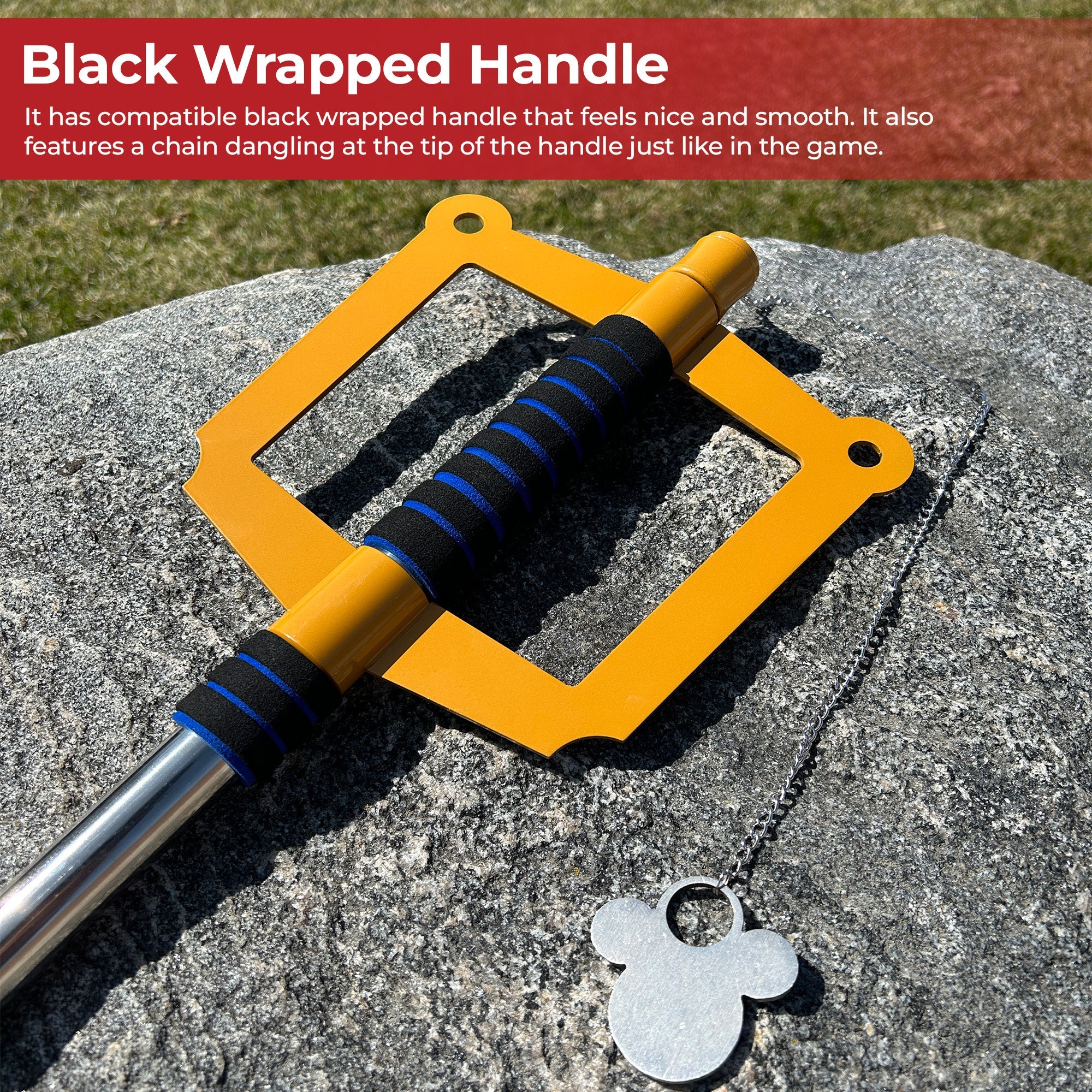 Giant Metal Fantasy Golden Key To The City Gamer Sword swords - Tophatter Daily Deals