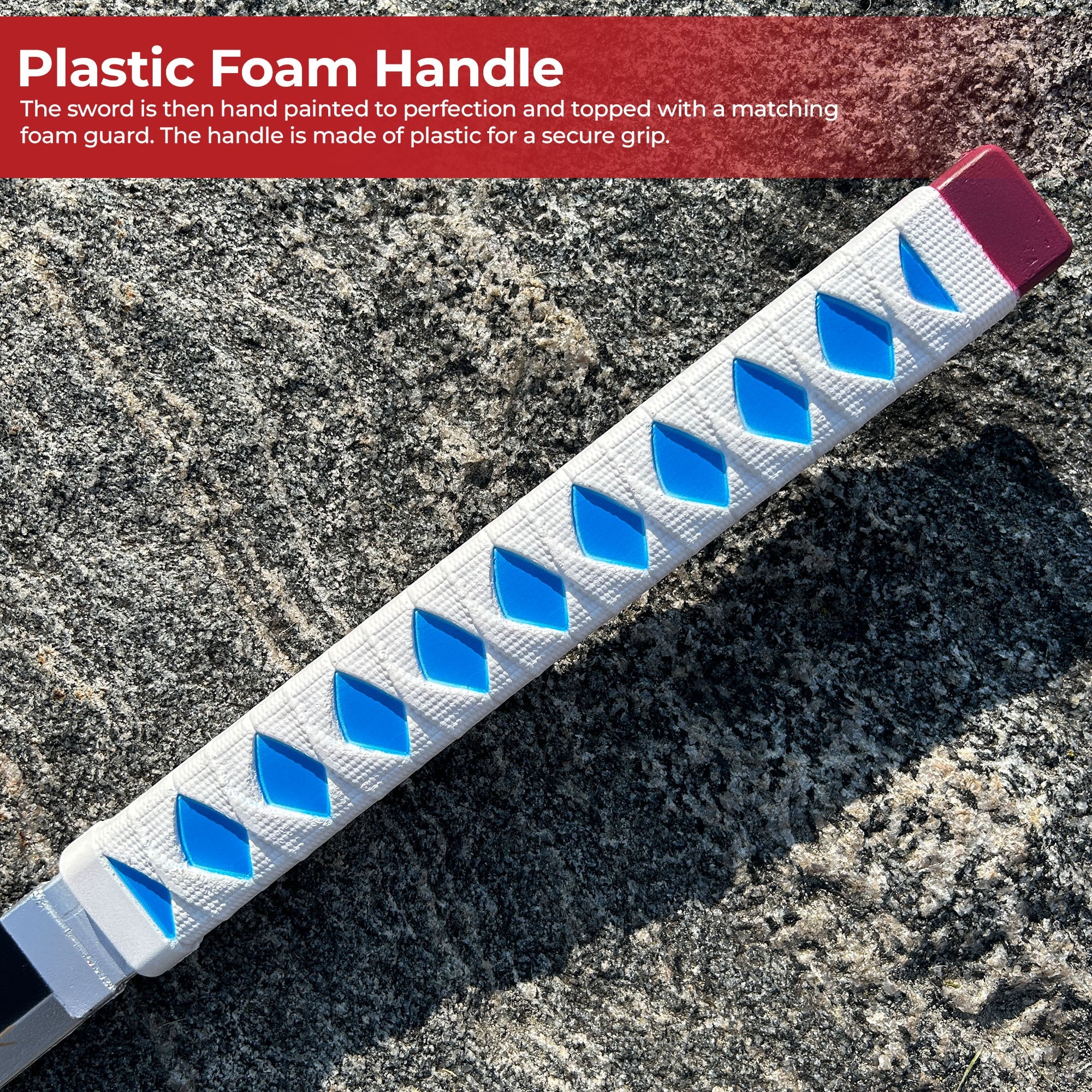 Giyu Tomioka Demon Slayer Foam Katana Sword With Scabbard Swords - Tophatter Daily Deals