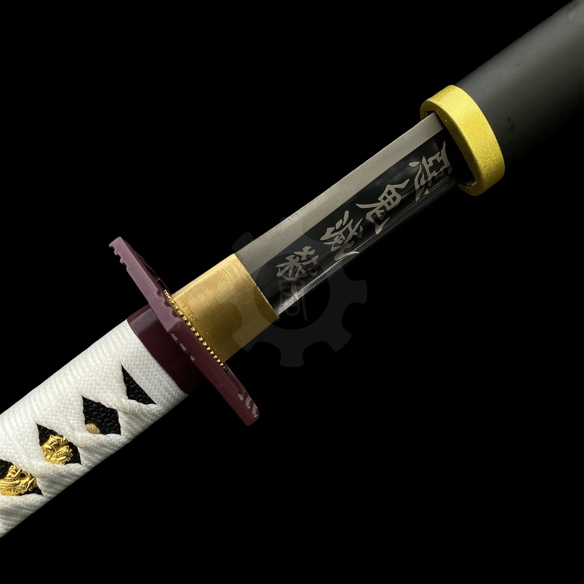 Giyu Nichrin Sword Katana 1045 Carbon Steel Version - Tophatter Daily Deals