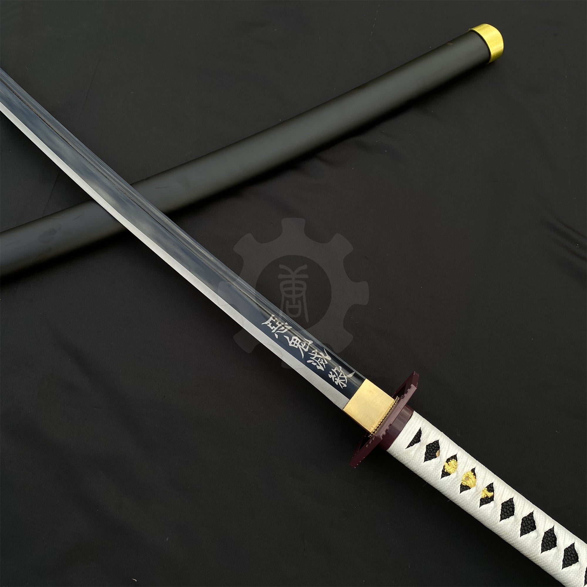 Giyu Nichrin Sword Katana 1045 Carbon Steel Version - Tophatter Daily Deals
