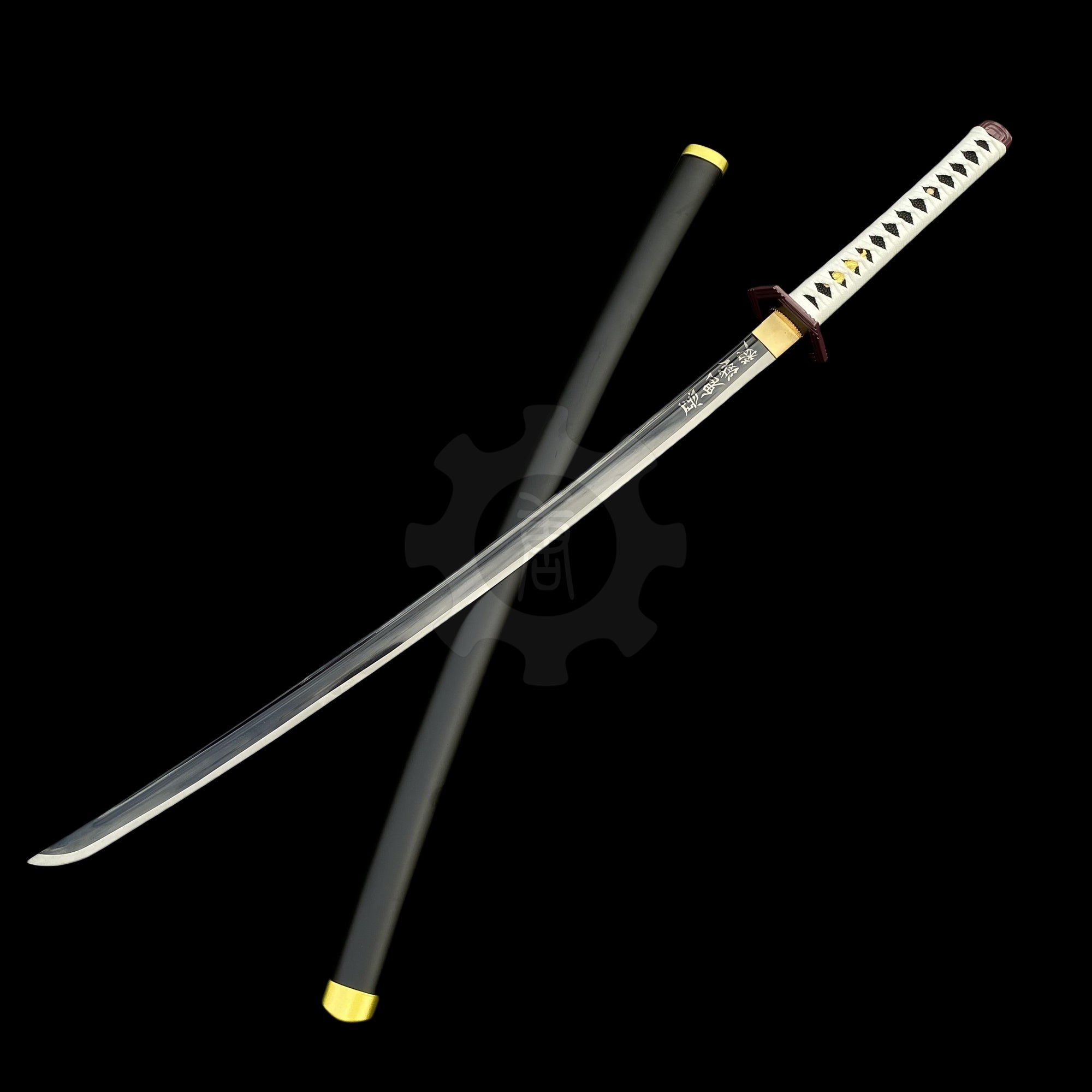 Giyu Nichrin Sword Katana 1045 Carbon Steel Version - Tophatter Daily Deals