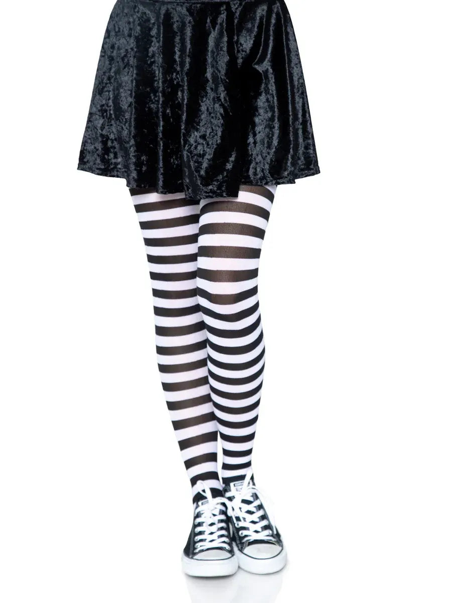 Leg Avenue Jada Striped Tights – Premium Women's Hosiery > Clothes > Hosiery > Pantyhose & Tights - Tophatter Daily Deals