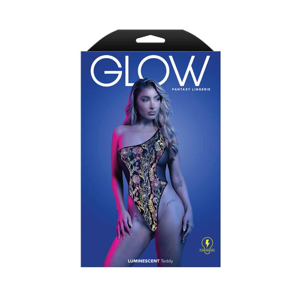 Glow Luminescent Flash (Black) – Reflective One-Shoulder Teddy M/L Size > Clothes > Teddies - Tophatter Daily Deals