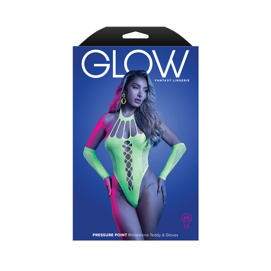 Glow Pressure Point Teddy (Neon Green) – Glow in the Dark Lingerie > Clothes > Bodies and Playsuits - Tophatter Daily Deals